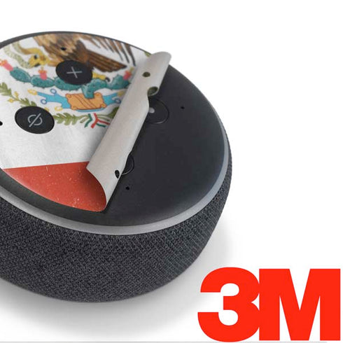 Mexico Flag Distressed Amazon Echo Dot Skin