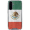 Mexico Flag Distressed Galaxy A36 5G Clear Case
