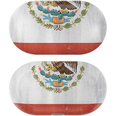 Mexico Flag Distressed Galaxy Buds Plus Skin