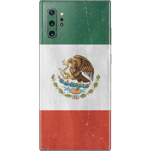 Mexico Flag Distressed Galaxy Note 10 Plus Skin