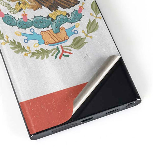 Mexico Flag Distressed Galaxy Skins