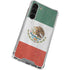 Mexico Flag Distressed Galaxy S24 FE Clear Case