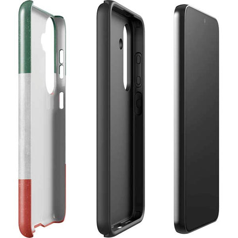 Mexico Flag Distressed Galaxy S25 Plus Impact Case