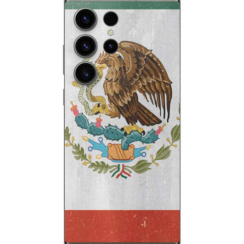 Mexico Flag Distressed Galaxy S24 Ultra Skin