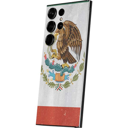 Mexico Flag Distressed Galaxy S24 Ultra Skin