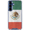 Mexico Flag Distressed Galaxy S25 Plus Clear Case