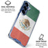Mexico Flag Distressed Galaxy S25 Plus Clear Case