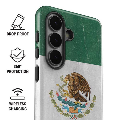 Mexico Flag Distressed Galaxy S26 Impact Case