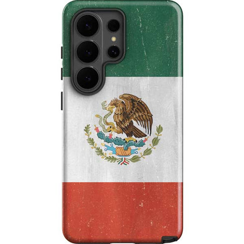 Mexico Flag Distressed Galaxy S26 Ultra Impact Case