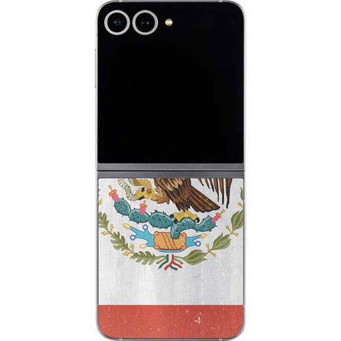 Mexico Flag Distressed Galaxy Z Flip6 Skin