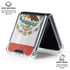 Mexico Flag Distressed Galaxy Z Flip7 Clear Case