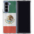 Mexico Flag Distressed Galaxy Z Fold5 5G Clear Case