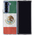 Mexico Flag Distressed Galaxy Z Fold6 Clear Case