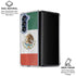Mexico Flag Distressed Galaxy Z Fold6 Clear Case