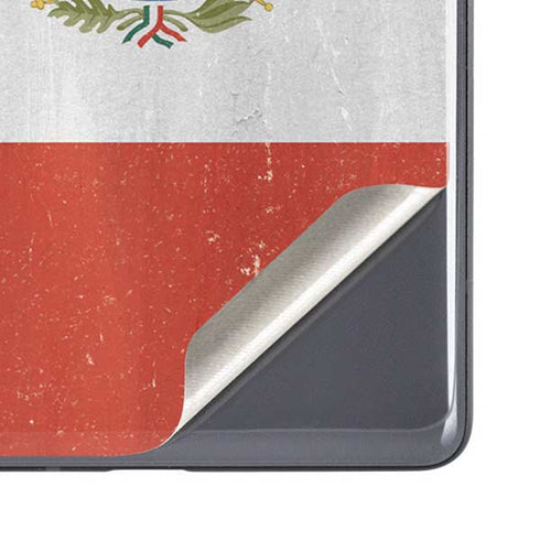 Mexico Flag Distressed Google Pixel 7a Skin