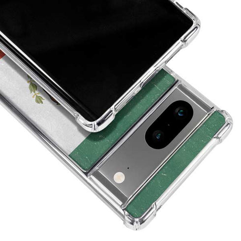 Mexico Flag Distressed Google Pixel 8a Clear Case