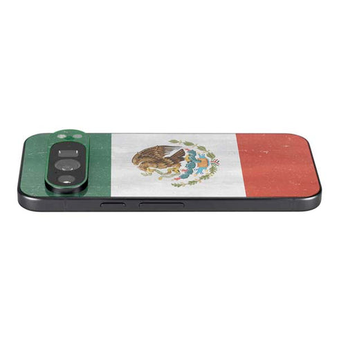 Mexico Flag Distressed Google Pixel 9 Pro Skin