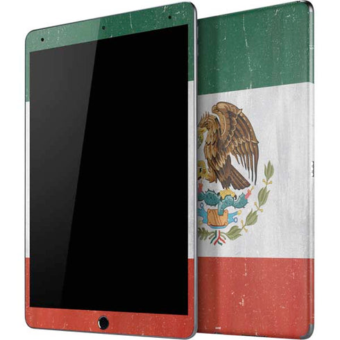 Mexico Flag Distressed iPad Skins