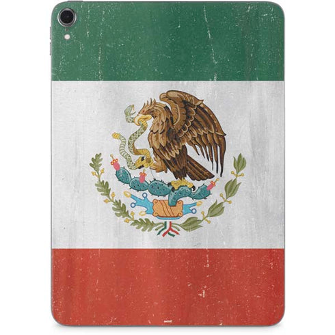 Mexico Flag Distressed Apple iPad Pro Skin