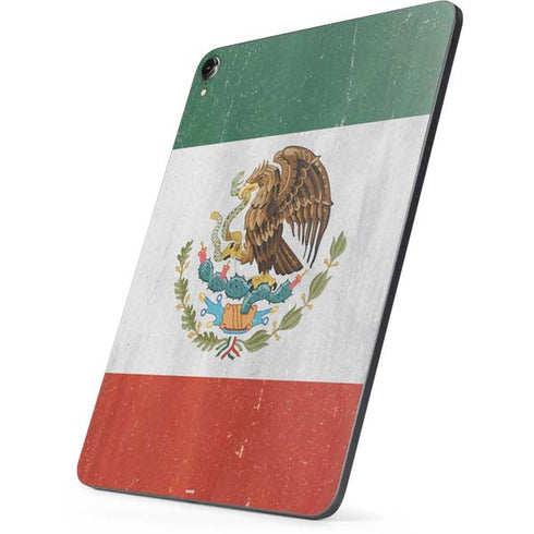 Mexico Flag Distressed Apple iPad Pro Skin