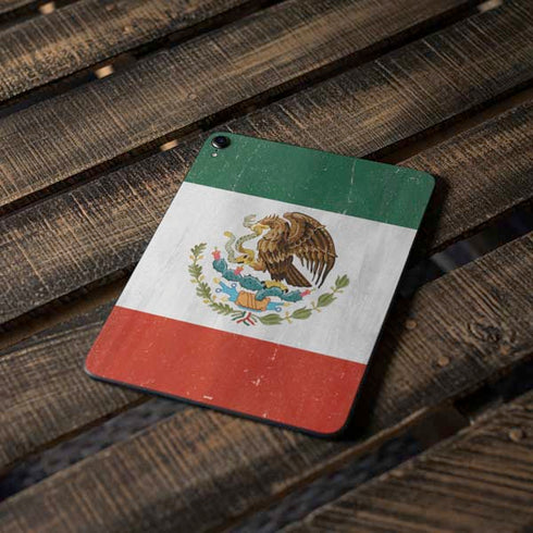 Mexico Flag Distressed Apple iPad Pro Skin