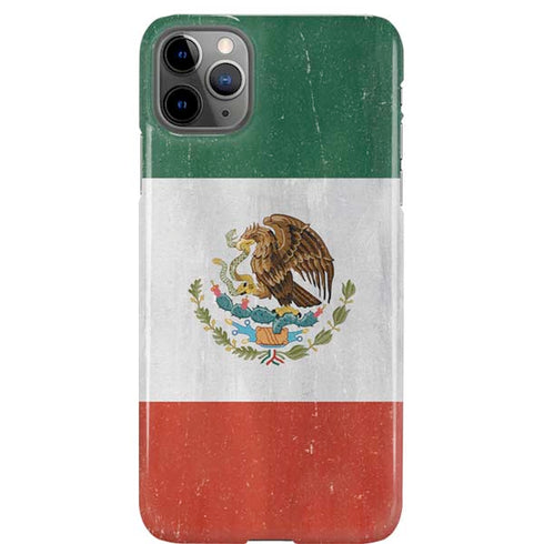Mexico Flag Distressed iPhone Cases