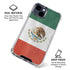 Mexico Flag Distressed iPhone 15 Clear Case