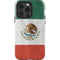 Mexico Flag Distressed iPhone 15 Pro Impact Case