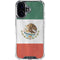 Mexico Flag Distressed iPhone 16 Clear Case