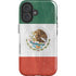 Mexico Flag Distressed iPhone 16 Magsafe Impact Case