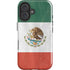 Mexico Flag Distressed iPhone 16 Plus Impact Case