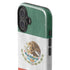 Mexico Flag Distressed iPhone 16 Plus Impact Case