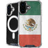 Mexico Flag Distressed iPhone 16 Plus MagSafe Case