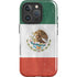 Mexico Flag Distressed iPhone 16 Pro Magsafe Impact Case