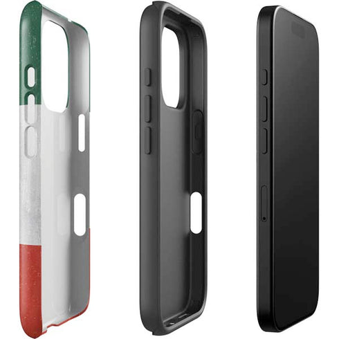 Mexico Flag Distressed iPhone 16 Pro Max Impact Case