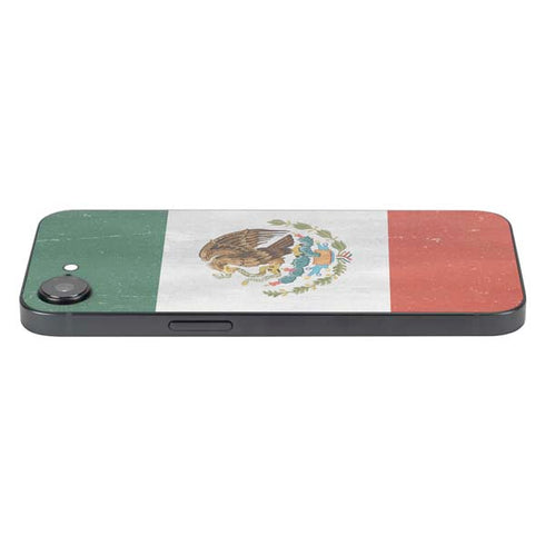 Mexico Flag Distressed iPhone 16e Skin