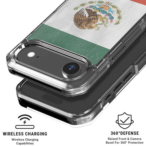 Mexico Flag Distressed iPhone 17 Air MagSafe Case