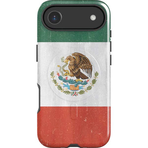 Mexico Flag Distressed iPhone 17 Air Magsafe Impact Case