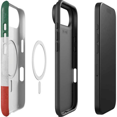 Mexico Flag Distressed iPhone 17 Air Magsafe Impact Case