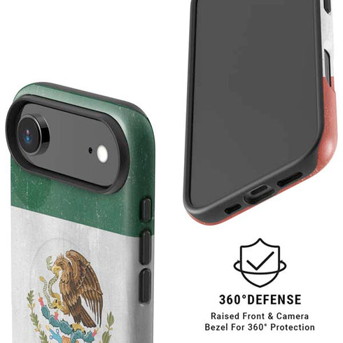 Mexico Flag Distressed iPhone 17 Air Magsafe Impact Case
