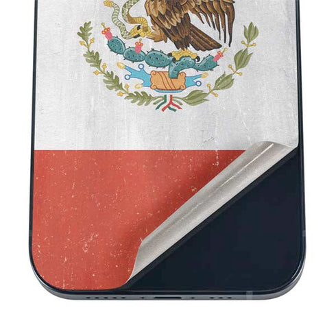 Mexico Flag Distressed iPhone 17 Pro Skin