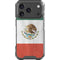 Mexico Flag Distressed iPhone 18 Pro Clear Case