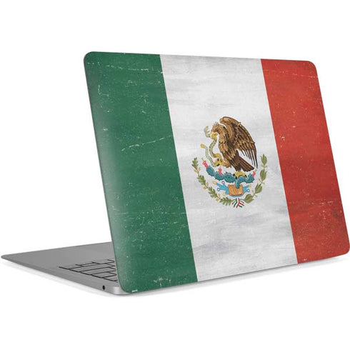 Mexico Flag Distressed Apple MacBook Air Skin