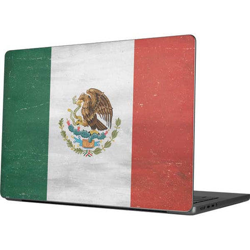 Mexico Flag Distressed Apple MacBook Pro 14-inch Skin