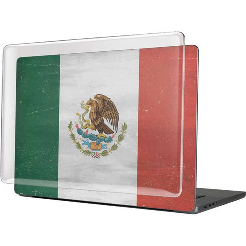 Mexico Flag Distressed MacBook Cases