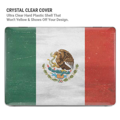 Mexico Flag Distressed MacBook Cases