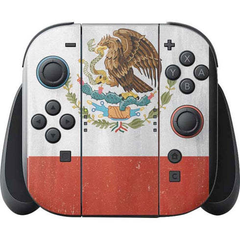 Mexico Flag Distressed Nintendo Switch 2 (2025) with Joy-Con Skin