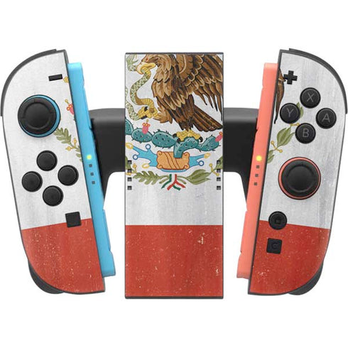 Mexico Flag Distressed Nintendo Switch 2 (2025) Joy-Con Controller Skin