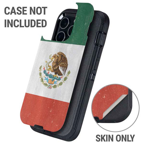 Mexico Flag Distressed Otterbox Defender iPhone Skin