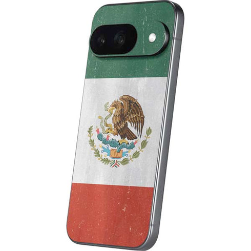 Mexico Flag Distressed Google Pixel 9 Skin